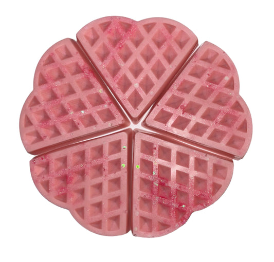 Talco Rosa Heart Waffle Wax Shape Spanish Scent